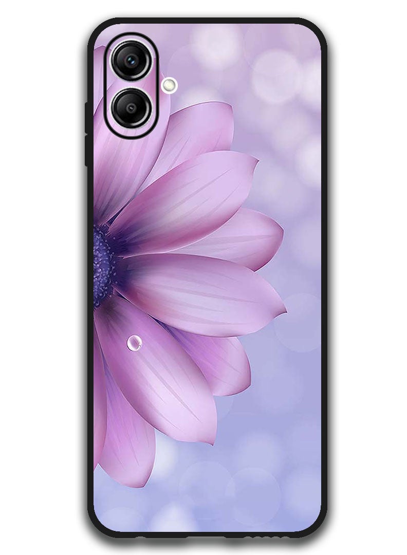 Theodor Case Compatible with Samsung Galaxy A07 6.7 Inch Protection Shockproof Bumper Cover Purple Flower - Image 1